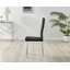 Lenworth Glass Rectangular Dining Table Set with 4 Quilted Velvet Dining Chairs-88110963-88110965