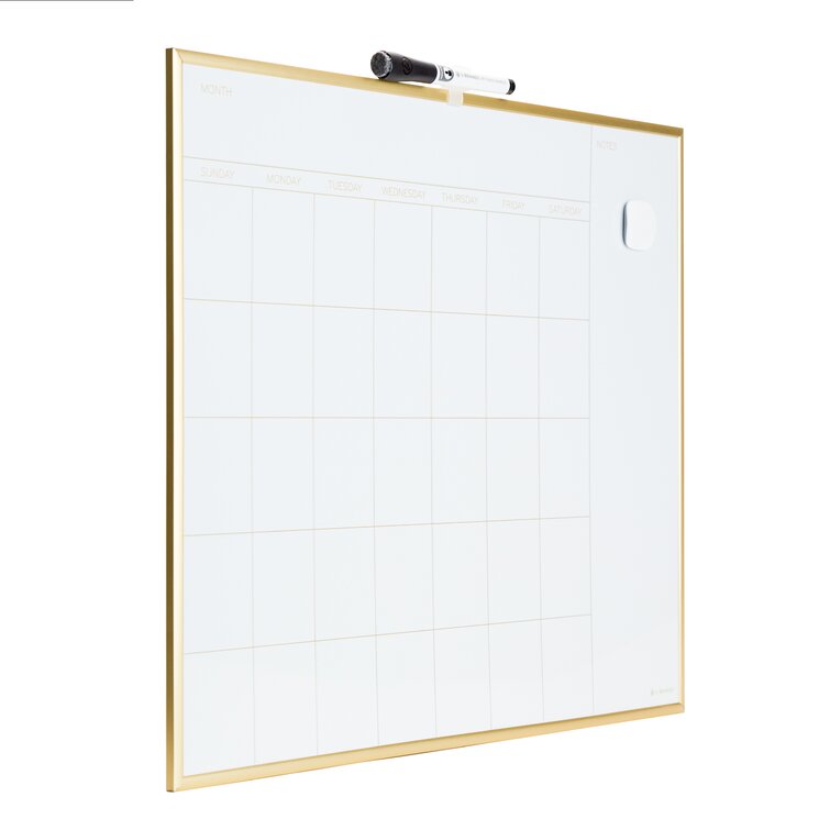 Symple Stuff Wall Steel Magnetic Whiteboard & Reviews | Wayfair