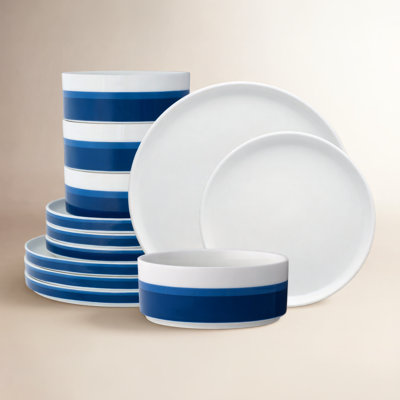 ColorStax Porcelain Dinnerware Set - Service for 4