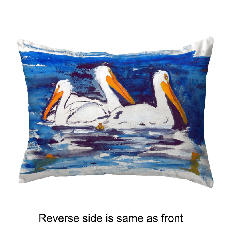  Coussin décoratif intérieur / extérieur Three Pelicans