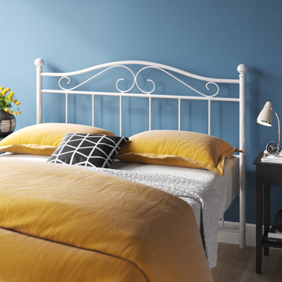 Clarice Steel Open-Frame Headboard