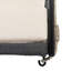 Balançoire de balcon beige avec coussin imperméable et surface de jardin en tissu doux