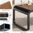 70.9" Executive Desk Large Computer Desk With Drawers And Lateral File Cabinet-1033090051