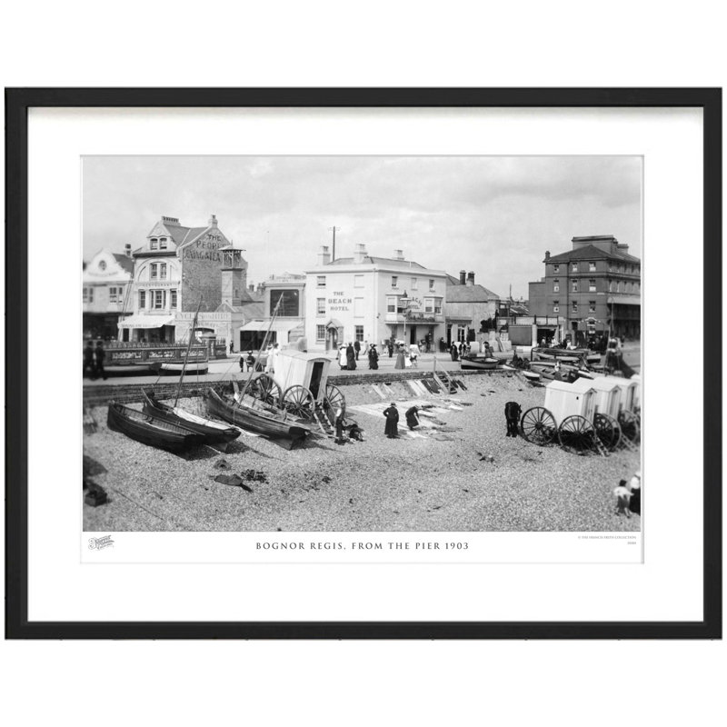 Bognor Regis, From The Pier 1903 by Francis Frith - Single Picture Frame Print, 28cm H x 36cm W x 2.3cm D