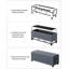 Banc de rangement rabattable-1805607991