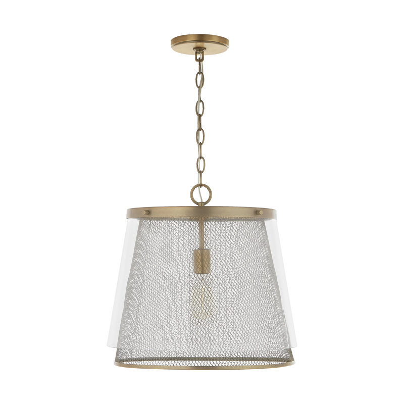 Luminaire suspendu conique 1 lumière 