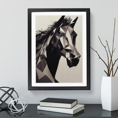 Abstract Horse No.6 - Framed Print