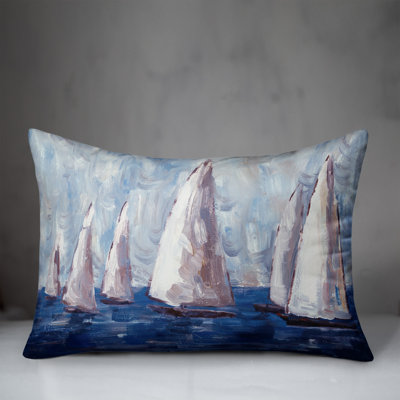 Outdoor Reversible Throw Pillow