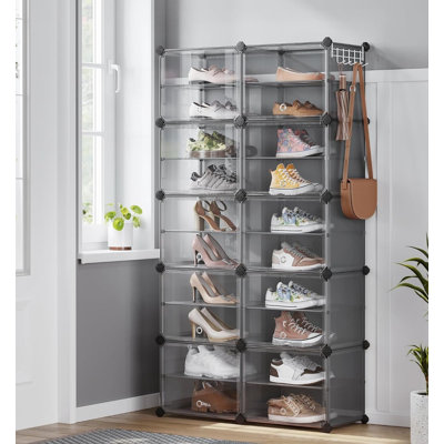 40 Pair Stackable Shoe Rack