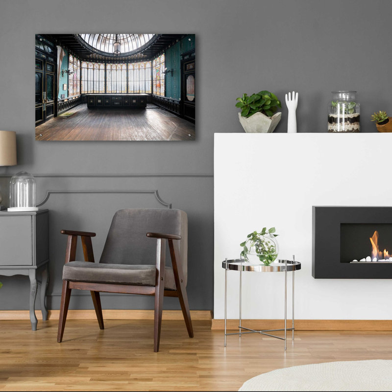 «Winter Garden» par Roman Robroek, art mural en verre acrylique, H 24 po x l 36 po x P 0,2 po