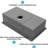 30" 18" 10" Stainless Steel Workstation Basin - Undermount Deep Single Bowl Kitchen Sink 16 Gauge 30"X18"X10" With Attractive Decoration-121675774