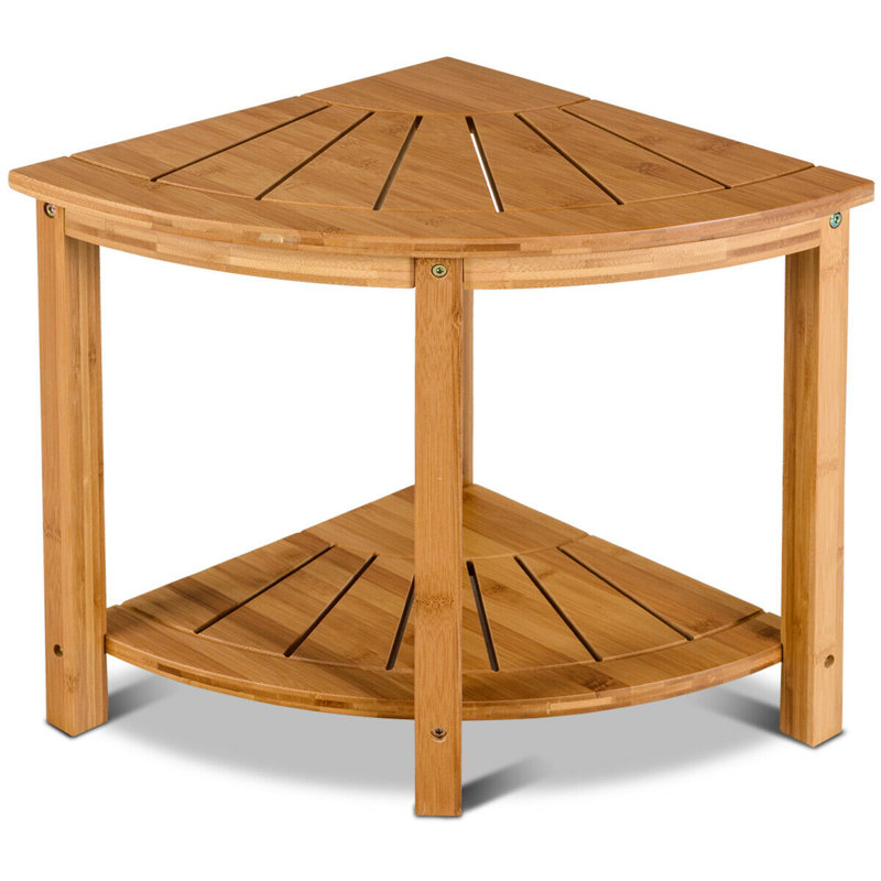 Gonvick Freestanding Bamboo Shower Seat