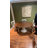 Laura- May Round Extendable Solid Wood Pedestal Dining Table – Seats 4-6, 18" Takeout Leaf-281886302