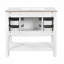Meuble-lavabo 36 po avec lavabo supérieur, armoire de rangement moderne avec 2 portes à fermeture douce et 6 tiroirs, meuble-lavabo simple-115688335
