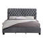 Lit capitonné en velours Gabreilla, noir-1950613046-1950613047