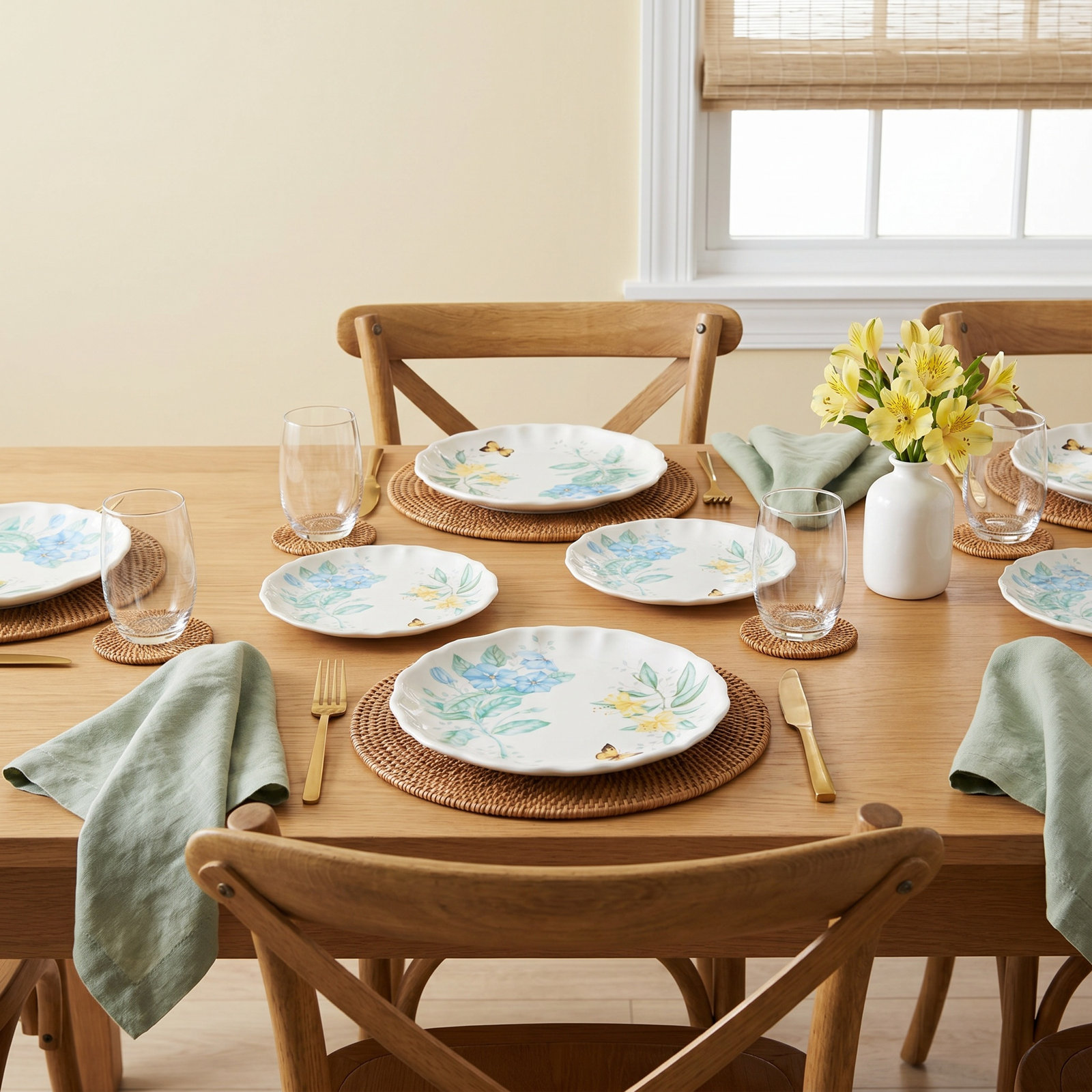 Butterfly Meadow Melamine 11" Dinner Plate