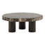 Darnell Petrified Wood Coffee Table Natural and Black - Small-1924419645