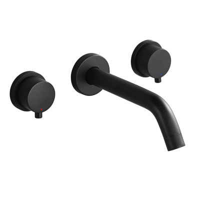 Wall 2-handle Bathroom Faucet