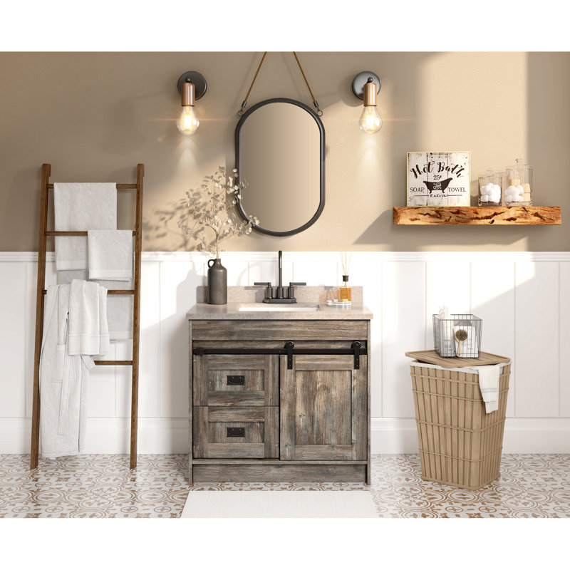 MagickWoods Mungin 36" Single Bathroom Vanity Set