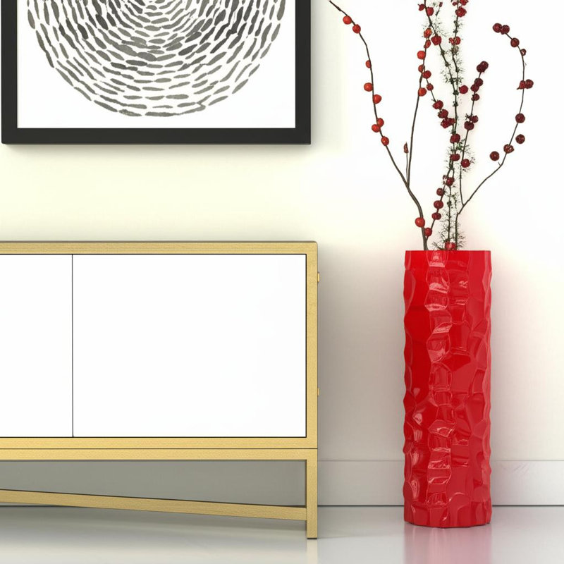 Vase de plancher en résine 36 po