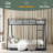 Metal Floor Bunk Bed, Twin Over Full-638430626