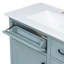 Meuble-lavabo 36 po avec lavabo, lavabo en céramique, 2 tiroirs basculants, charnières de porte à fermeture en douceur-301780355