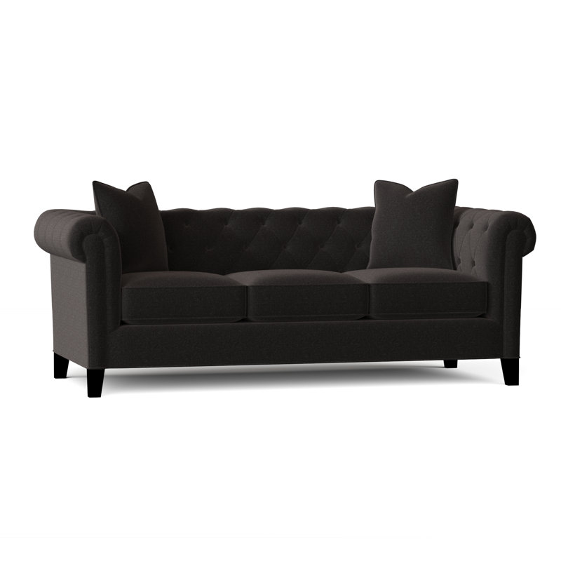 Caspar Upholstered 82'' Sofa, Vibe Nocturnal Chenille