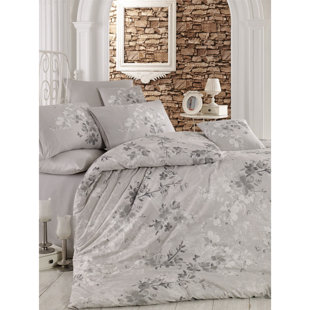 Ensemble de housse de courtepointe 100% coton Ranforce, saumon, 53,1 po x 78,7 po | Comprend 1 taie d'oreiller | Lavable à la machine à 86 ° F, 140 fils, fermeture à boutons pour couette et fermeture à enveloppe pour taie d'oreiller | Literie douce, 