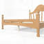 Lit plateforme avec tête de lit chic, structure en bois massif, support à lattes, sans sommier, design bas au sol-785147528-785147524