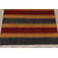 Tapis unique en laine noué à la main Gabbeh nouvel âge rouge / bleu 8 pi 5 po x 10 pi 4 po Canova