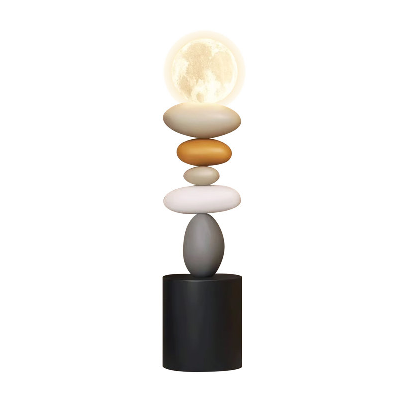 Modern Resin Finial Decorative Object, 37.4'' H x 10.24'' W x 10.24'' D