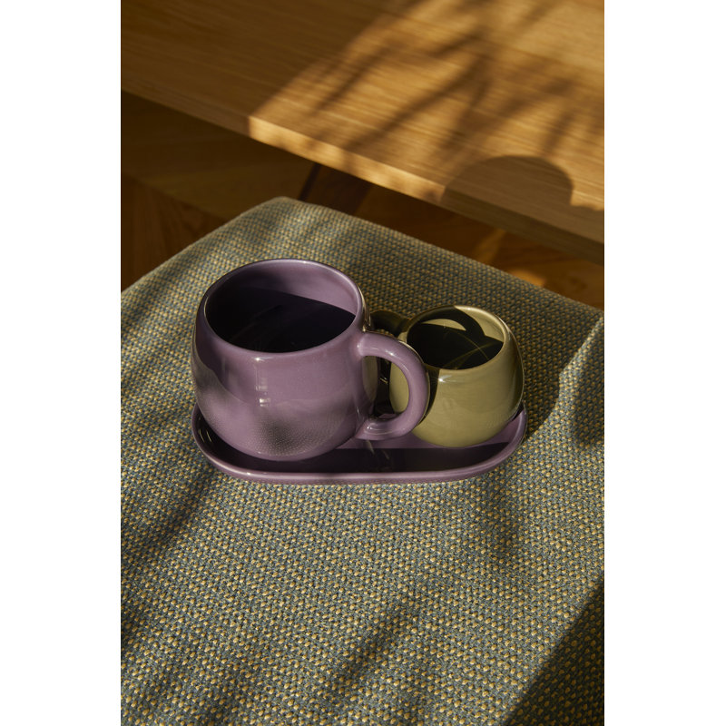 Ceramic Decorative Tray, Purple