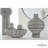 Colbert Vase-Black/White-101055608