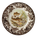 Spode Woodland Fish Salad Plate 8" Walleye