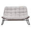 Fauteuil Papasan berçant double Gavira Modern Coastal