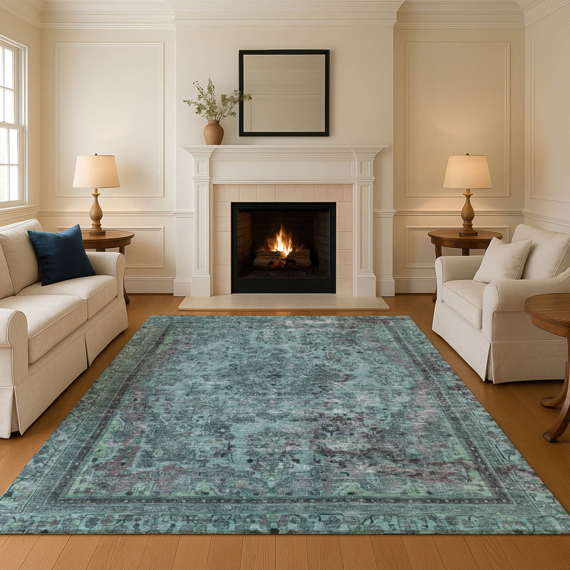 Tapis global de qualité supérieure lavable à la machine AMF1646, Rectangulaire 3 pi x 5 pi