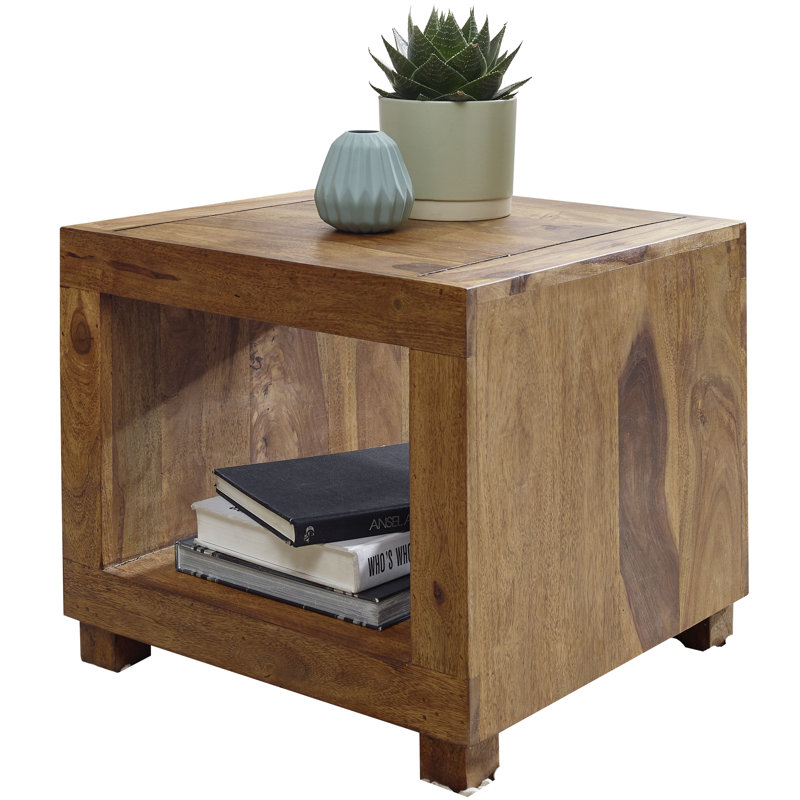45cm W Solid Wood Bedside Table