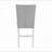 Grey and White Upholstered Counter Height Stools (Set of 2)