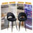 Rumery Swivel Upholstered Counter Stool-1833270030