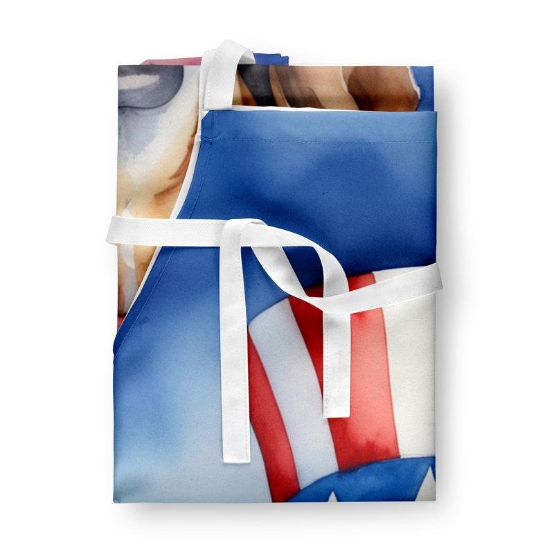 Patriotic American Apron, English Foxhound