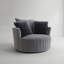 Fauteuil rond surdimensionné à 360 degrés-1637019286