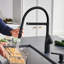 Robinet de cuisine à double jet Empressa High Arc - noir mat-66477613
