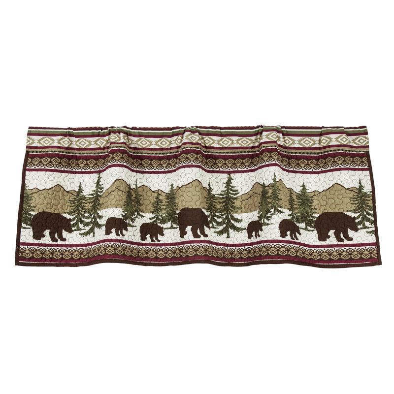 Cantonnière matelassée 56 "Bear Trail