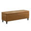 Faux Leather Upholstered Storage Bench-1664387417