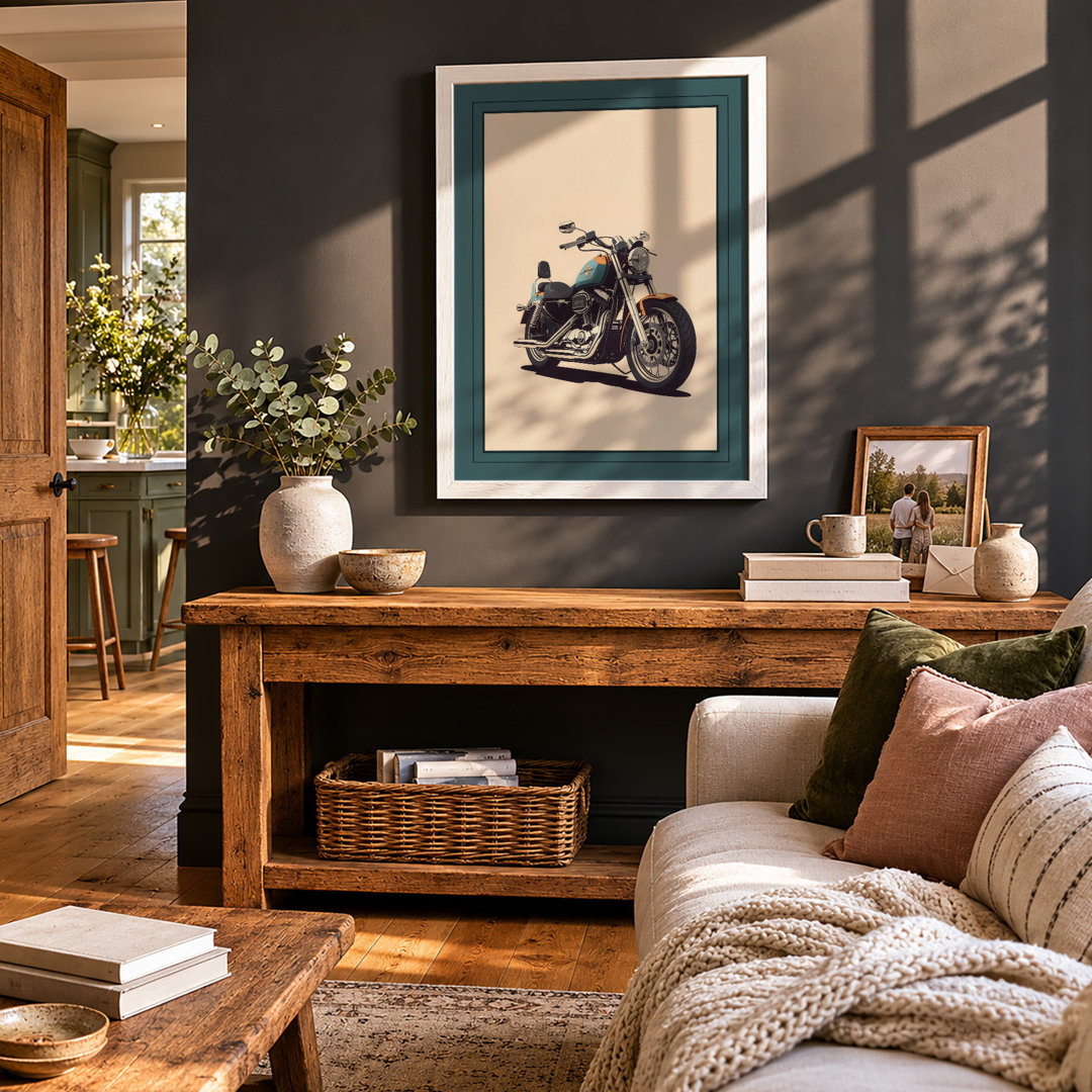 Classic Chrome Cruiser Vintage - Framed Print