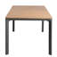 Table de salle à manger en bois gris Profondeur x 36,2 po, largeur 29,02 po, table à 6 chaises avec cadre gris, cadre P l H, mélange