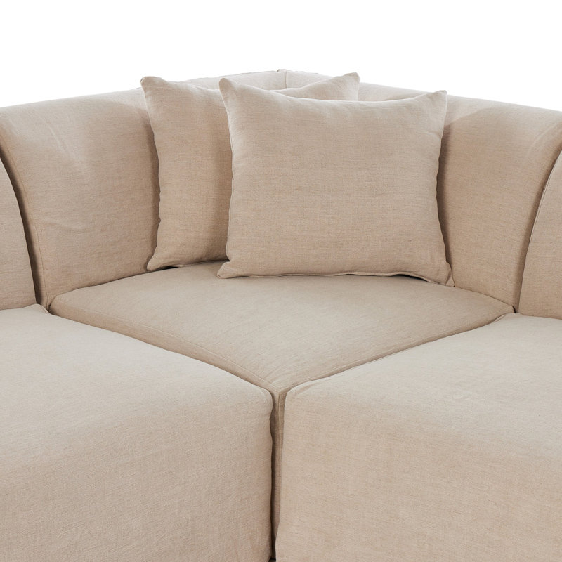 Lowell Modular 3 - Piece Slipcover Sectional