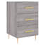 Jariel 40cm W Iron Bedside Table-1402356014