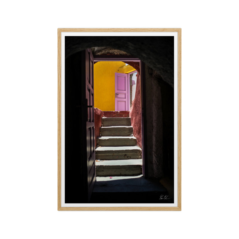 The Doors, 30" H x 20" W x 1.5" D, Artisan Canvas, Oak