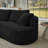 Soneson 4-Person L-Shaped Corduroy Sectional Modular Sofa-1185404691